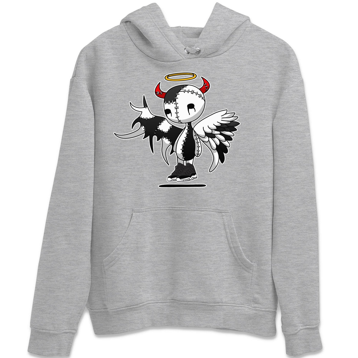 Jordan 11 72-10 Sneaker Matching T-Shirt Devil Angel Sneaker Tees Jordan 11 72-10 Sneaker Release Tees Crew Neck Tees