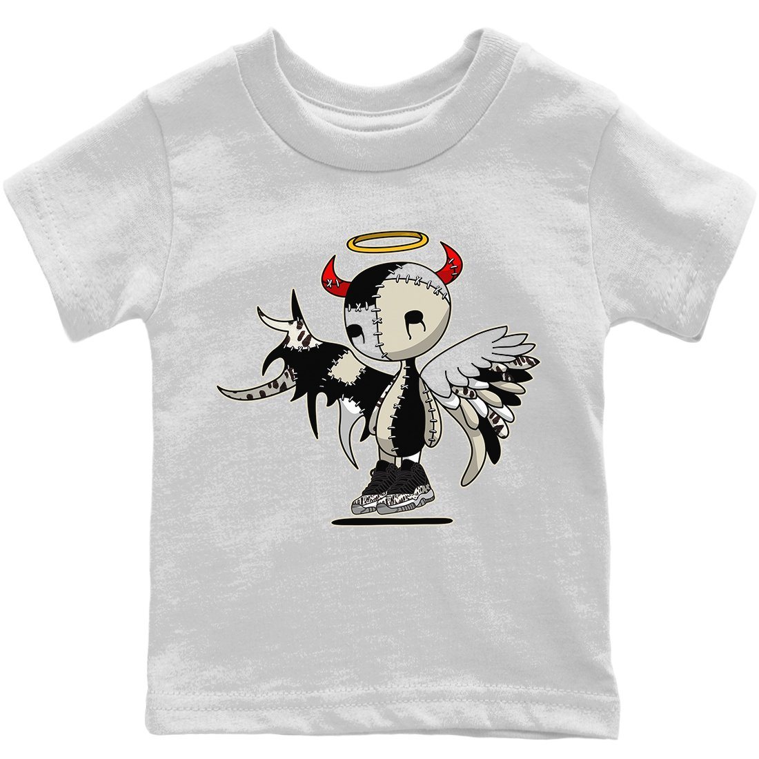 Jordan 11 Animal Instinct Sneaker Matching T-Shirt Devil Angel Sneaker Tees Jordan 11 Animal Instinct Sneaker Release Tees Kids Shirts