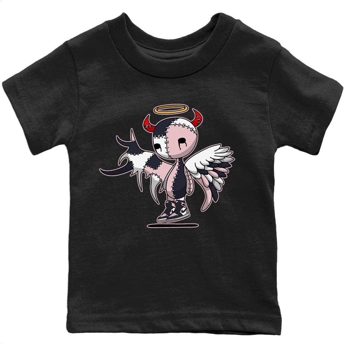 Jordan 1 Atmosphere Sneaker Match Tees Devil Angel Sneaker Tees Jordan 1 Atmosphere Jordan to match sneaker T-Shirt Kids Shirts