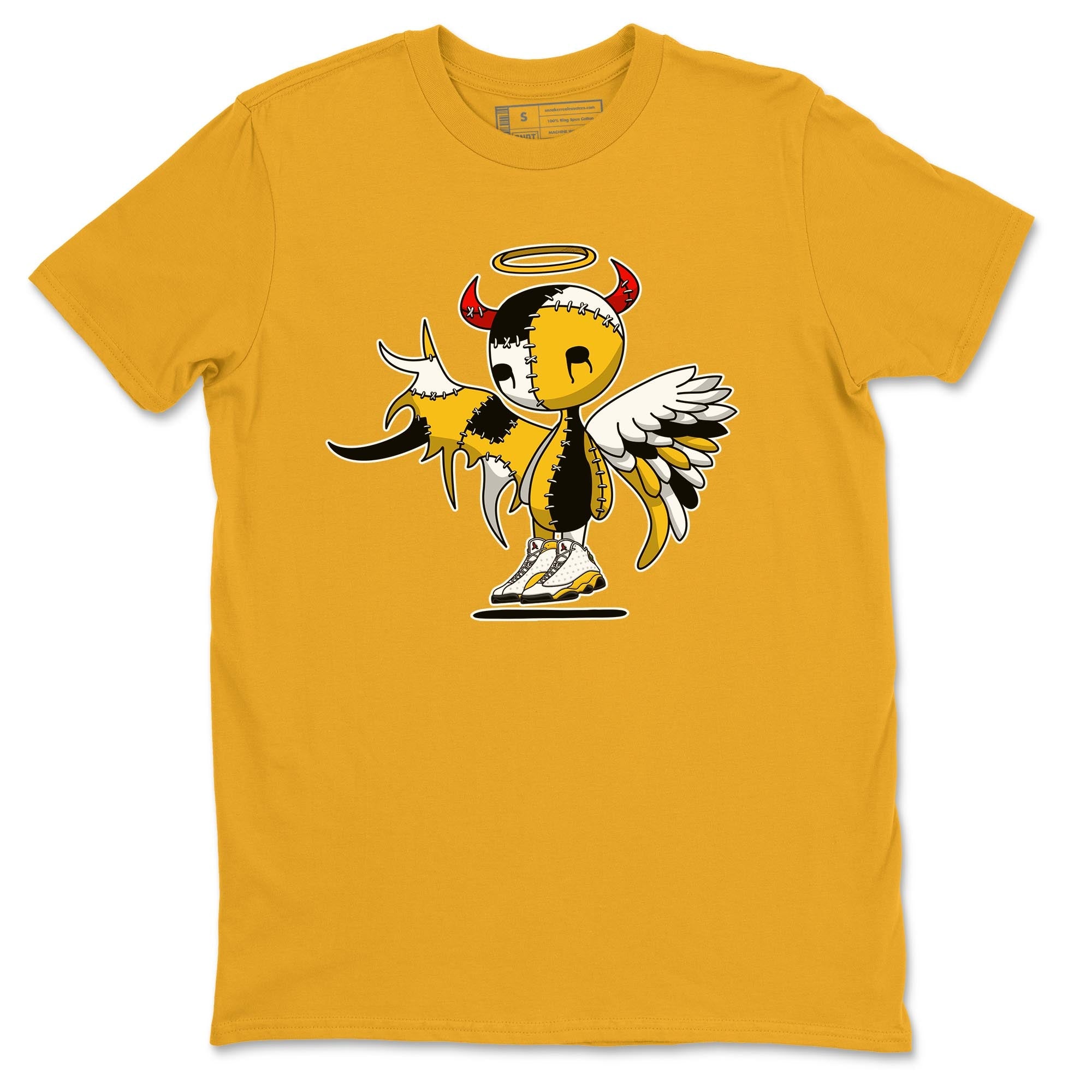 Jordan 13 Del Sol Shirt To Match Jordans Devil Angel Sneaker Tees Jordan 13 Del Sol Drip Gear Zone Sneaker Matching Clothing Unisex Shirts