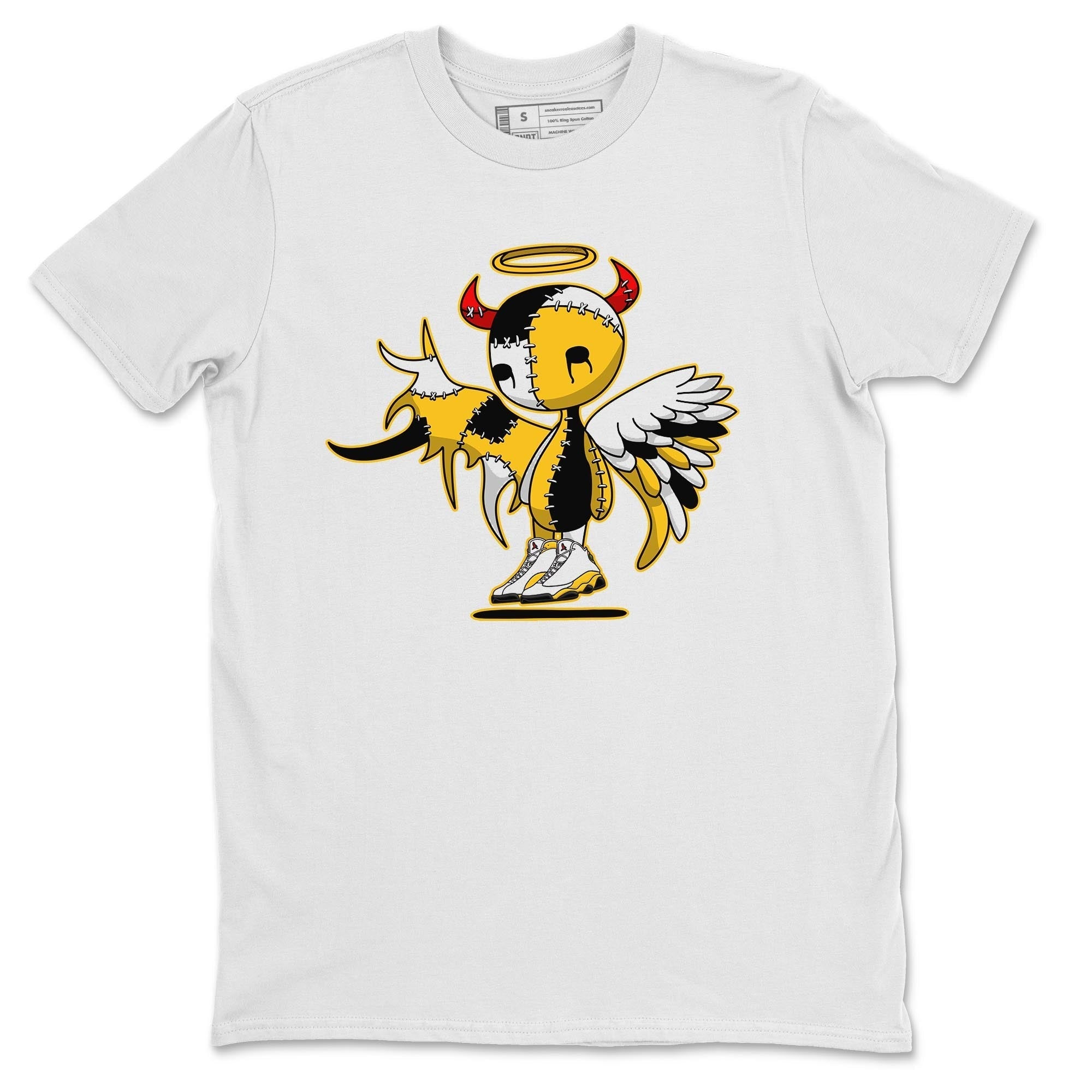 Jordan 13 Del Sol Shirt To Match Jordans Devil Angel Sneaker Tees Jordan 13 Del Sol Drip Gear Zone Sneaker Matching Clothing Unisex Shirts