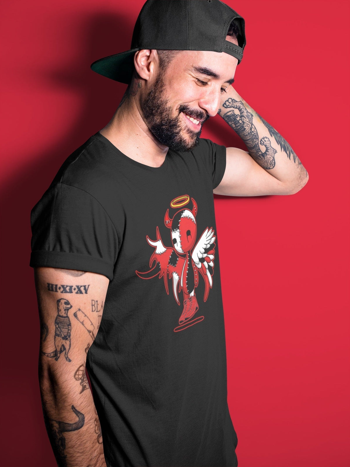 Jordan 9 Chile Red Shirt To Match Jordans Devil Angel Sneaker Tees Jordan 9 Chile Red Drip Gear Zone Sneaker Matching Clothing Unisex Shirts