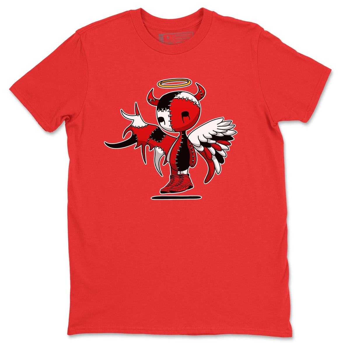 Jordan 9 Chile Red Shirt To Match Jordans Devil Angel Sneaker Tees Jordan 9 Chile Red Drip Gear Zone Sneaker Matching Clothing Unisex Shirts