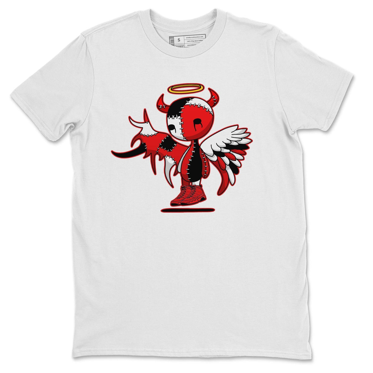 Jordan 9 Chile Red Shirt To Match Jordans Devil Angel Sneaker Tees Jordan 9 Chile Red Drip Gear Zone Sneaker Matching Clothing Unisex Shirts