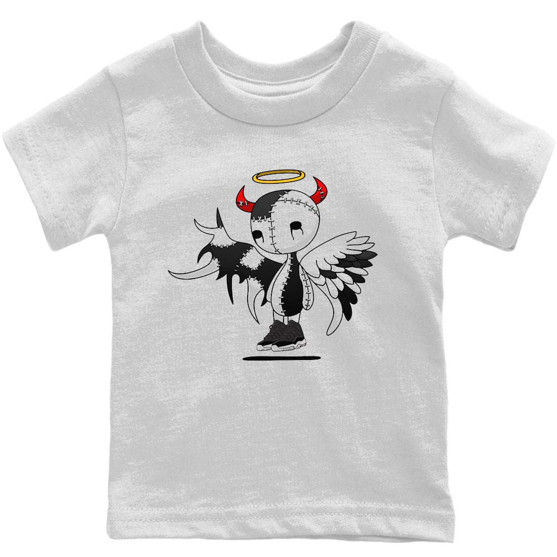 Jordan 11 72-10 Sneaker Matching T-Shirt Devil Angel Sneaker Tees Jordan 11 72-10 Sneaker Release Tees Kids Shirts