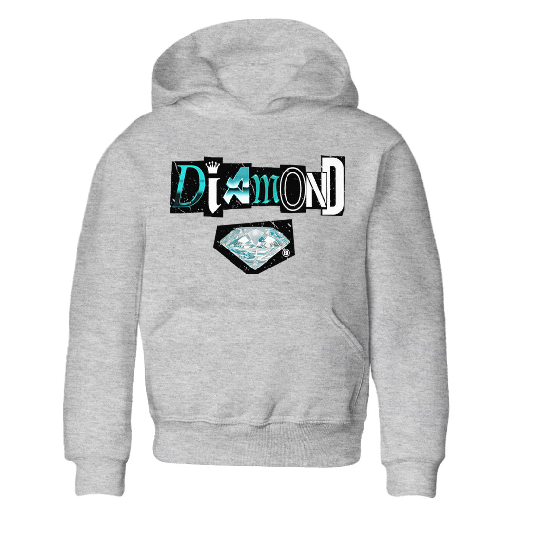 Diamond Letter Kids Tops - Air Force 1 Tiffany