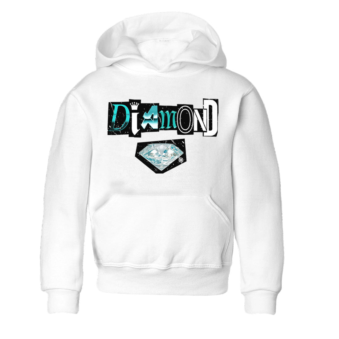 Diamond Letter Kids Tops - Air Force 1 Tiffany