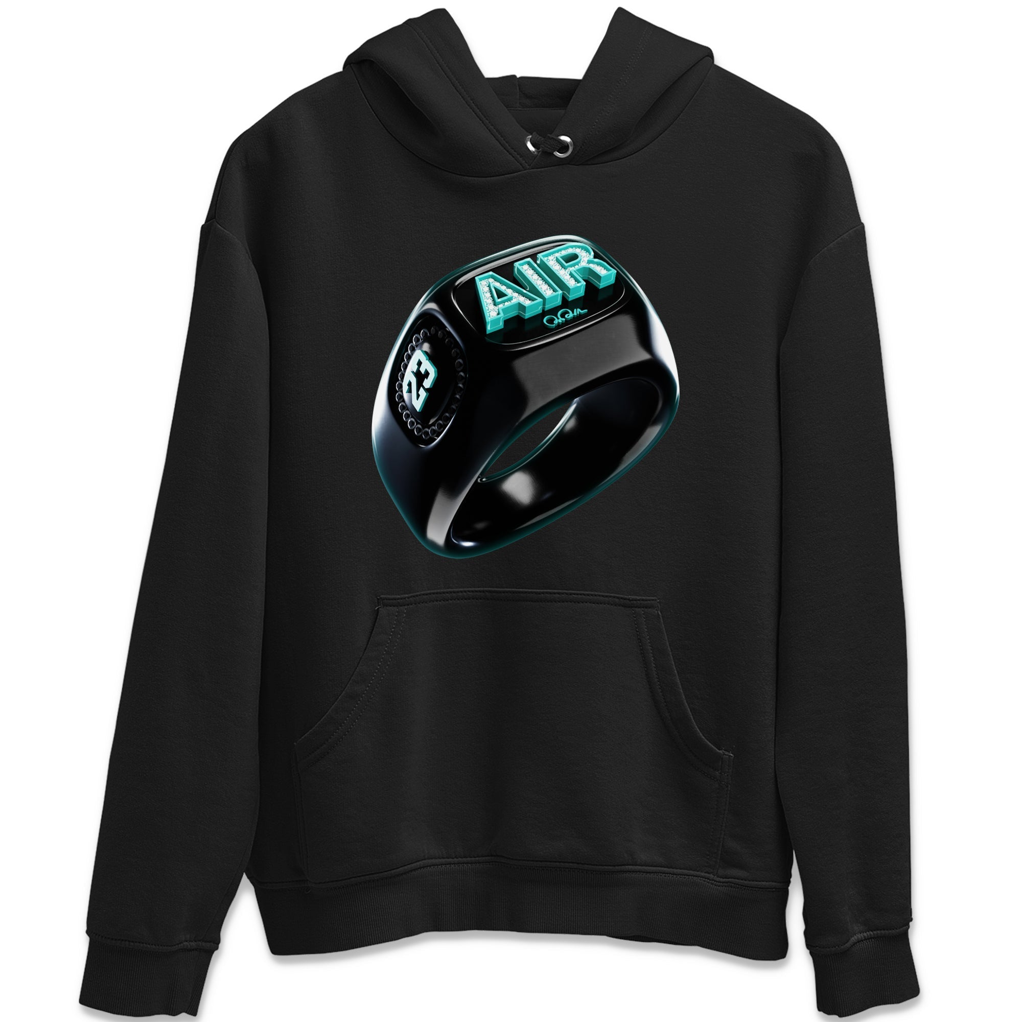 Air Force 1 Tiffany Sneaker Tees Drip Gear Zone Diamond Ring Sneaker Tees Nike Tiffany AF1Shirt Unisex Shirts Black 2