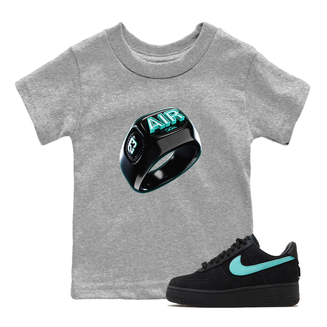 Air Force 1 Tiffany Diamond Ring Baby and Kids Sneaker Tees Nike Tiffany AF1Kids Sneaker Tees Size Chart