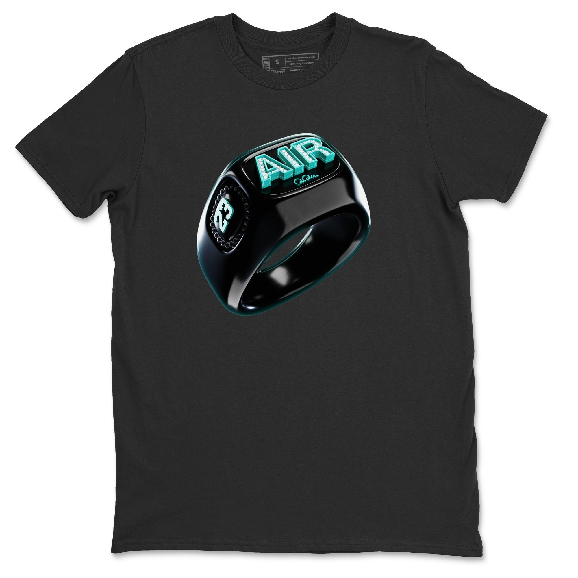 Air Force 1 Tiffany Sneaker Tees Drip Gear Zone Diamond Ring Sneaker Tees Nike Tiffany AF1Shirt Unisex Shirts Black 2