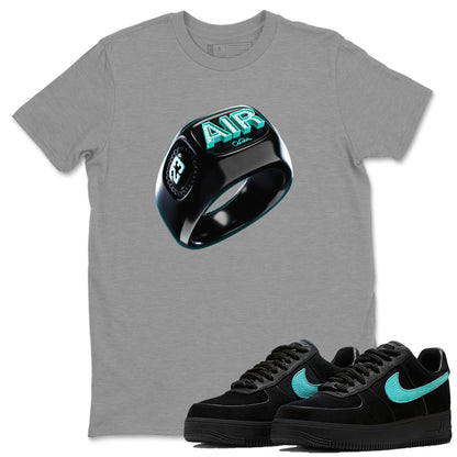 Air Force 1 Tiffany Diamond Ring Crew Neck Sneaker Tees Nike Tiffany AF1Sneaker T-Shirts Size Chart