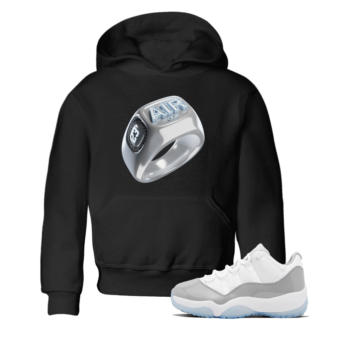 Air Jordan 11 White Cement Diamond Ring Baby and Kids Sneaker Tees Air Jordan 11 Cement Grey Kids Sneaker Tees Washing and Care Tip