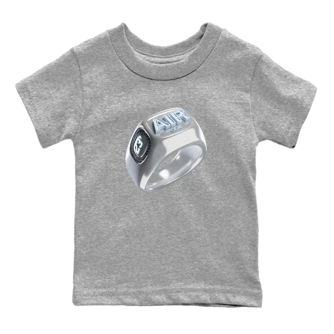 Air Jordan 11 White Cement Sneaker Tees Drip Gear Zone Diamond Ring Sneaker Tees Air Jordan 11 Cement Grey Shirt Kids Shirts Heather Grey 2