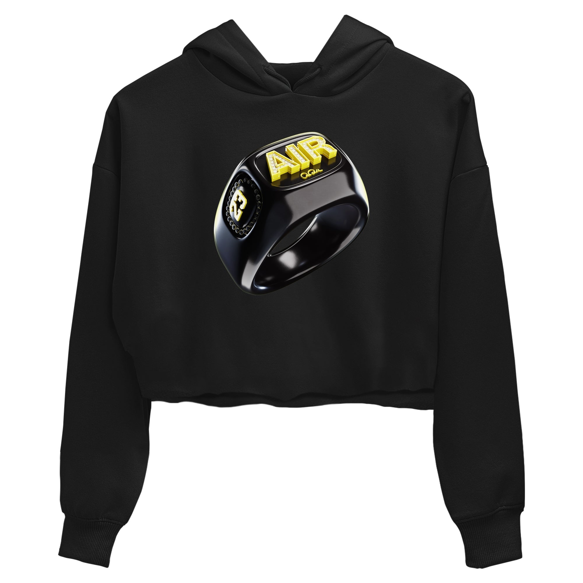 Air Jordan 4 Thunder Sneaker Tees Drip Gear Zone Diamond Ring Sneaker Tees AJ4 Thunder Jumpman Shirt Women's Shirts Black 2