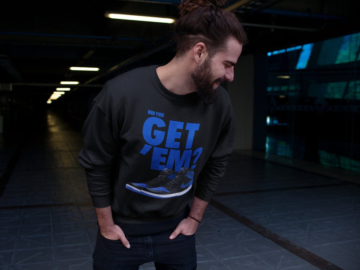 Jordan 1 Royal Black Shirt To Match Jordans Did You Get Em Drip Gear Zone Sneaker Tees Jordan 1 Royal Black Drip Gear Zone Drip Gear Zone Sneaker Matching Clothing Unisex Shirts