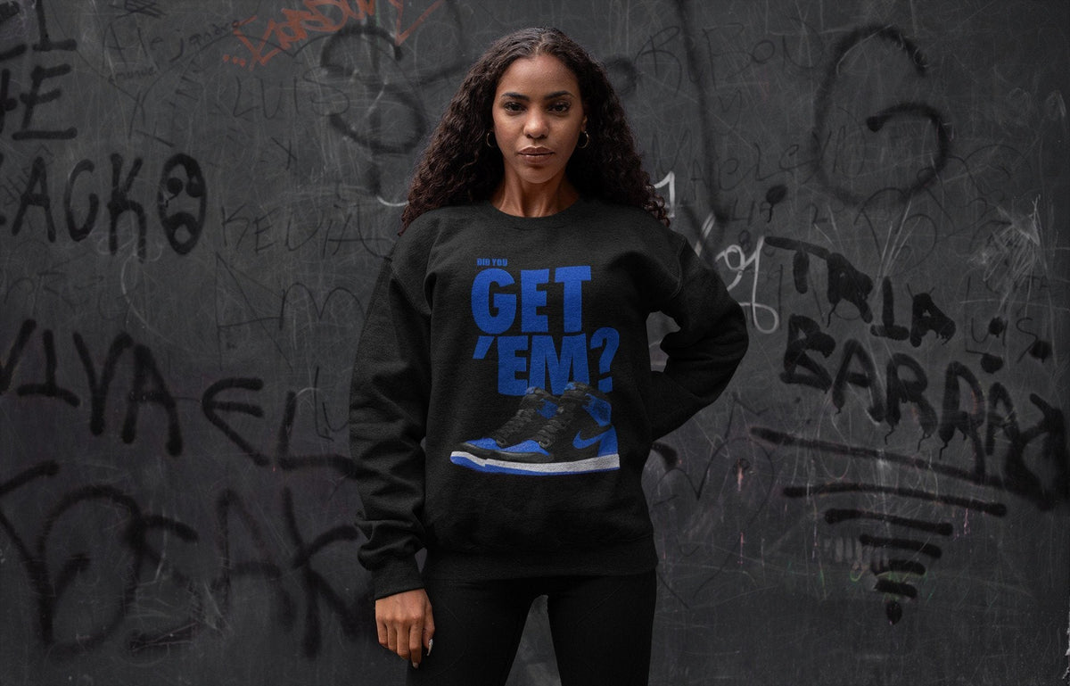 Jordan 1 Royal Black Shirt To Match Jordans Did You Get Em Drip Gear Zone Sneaker Tees Jordan 1 Royal Black Drip Gear Zone Drip Gear Zone Sneaker Matching Clothing Unisex Shirts