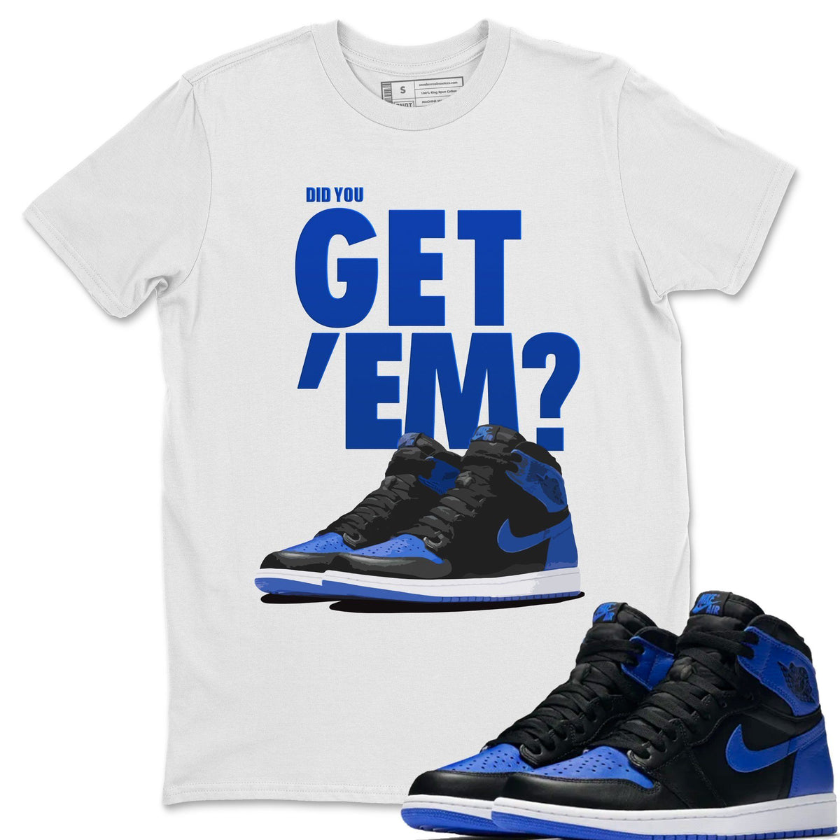 Jordan 1 Royal Black Shirt To Match Jordans Did You Get Em Drip Gear Zone Sneaker Tees Jordan 1 Royal Black Drip Gear Zone Drip Gear Zone Sneaker Matching Clothing Unisex Shirts