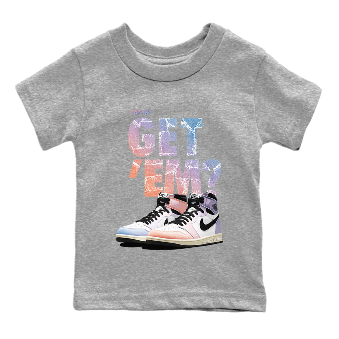 Air Jordan 1 Retro Skyline Shirt To Match Jordans Did You Get 'Em Drip Gear Zone Sneaker Tees Air Jordan 1 Retro High OG Skyline Drip Gear Zone Drip Gear Zone Sneaker Matching Clothing Kids Shirts To Match Jordan Heather Grey 2