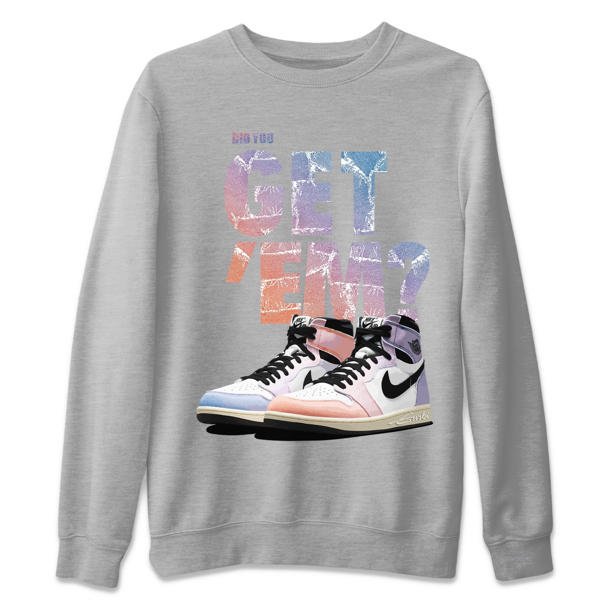 Air Jordan 1 Retro Skyline Shirt To Match Jordans Did You Get 'Em Drip Gear Zone Sneaker Tees Air Jordan 1 Retro High OG Skyline Drip Gear Zone Drip Gear Zone Sneaker Matching Clothing Unisex Shirts To Match Jordan Heather Grey 2