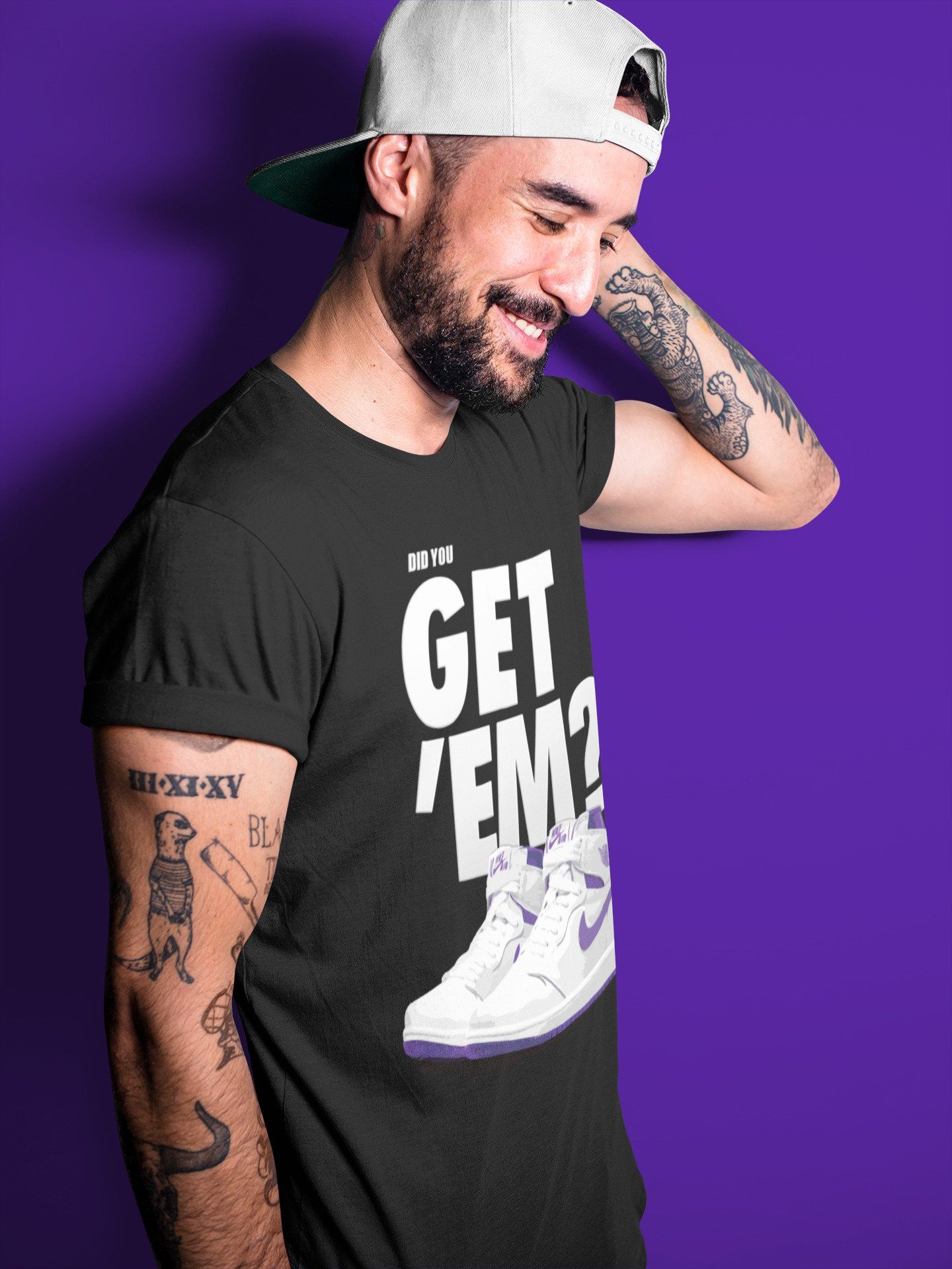 Jordan 1 WMNS Court Purple Shirt To Match Jordans Did You Get Em Drip Gear Zone Sneaker Tees Jordan 1 WMNS Court Purple Drip Gear Zone Drip Gear Zone Sneaker Matching Clothing Unisex Shirts