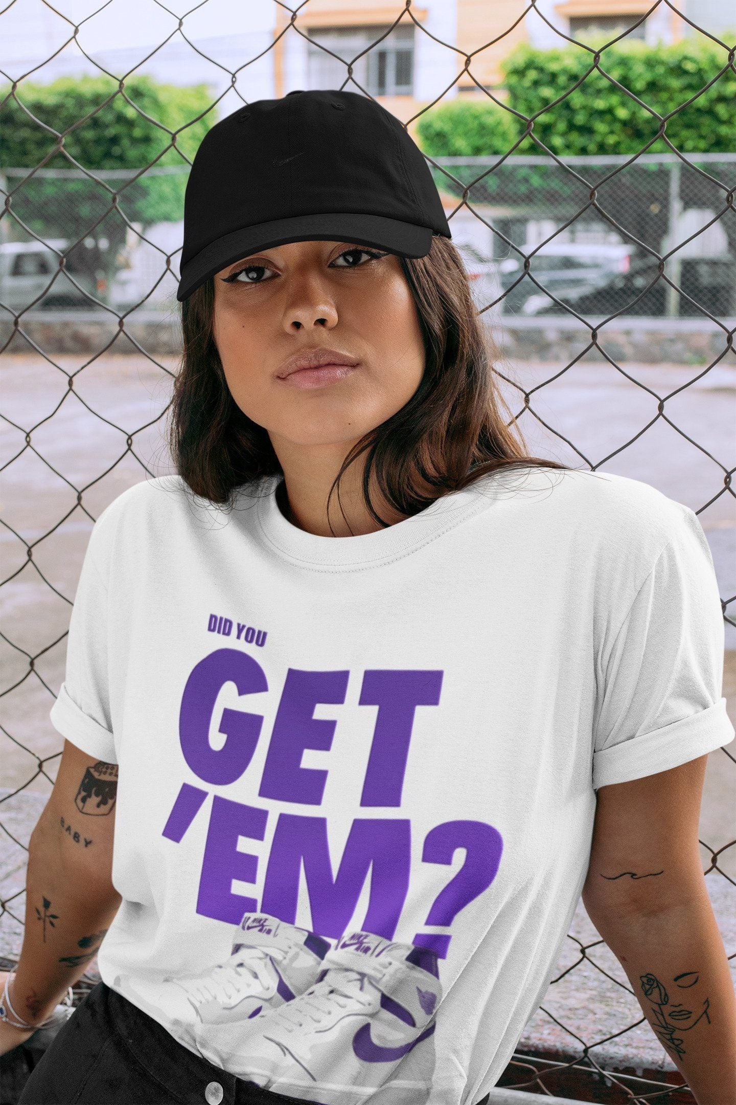 Jordan 1 WMNS Court Purple Shirt To Match Jordans Did You Get Em Drip Gear Zone Sneaker Tees Jordan 1 WMNS Court Purple Drip Gear Zone Drip Gear Zone Sneaker Matching Clothing Unisex Shirts