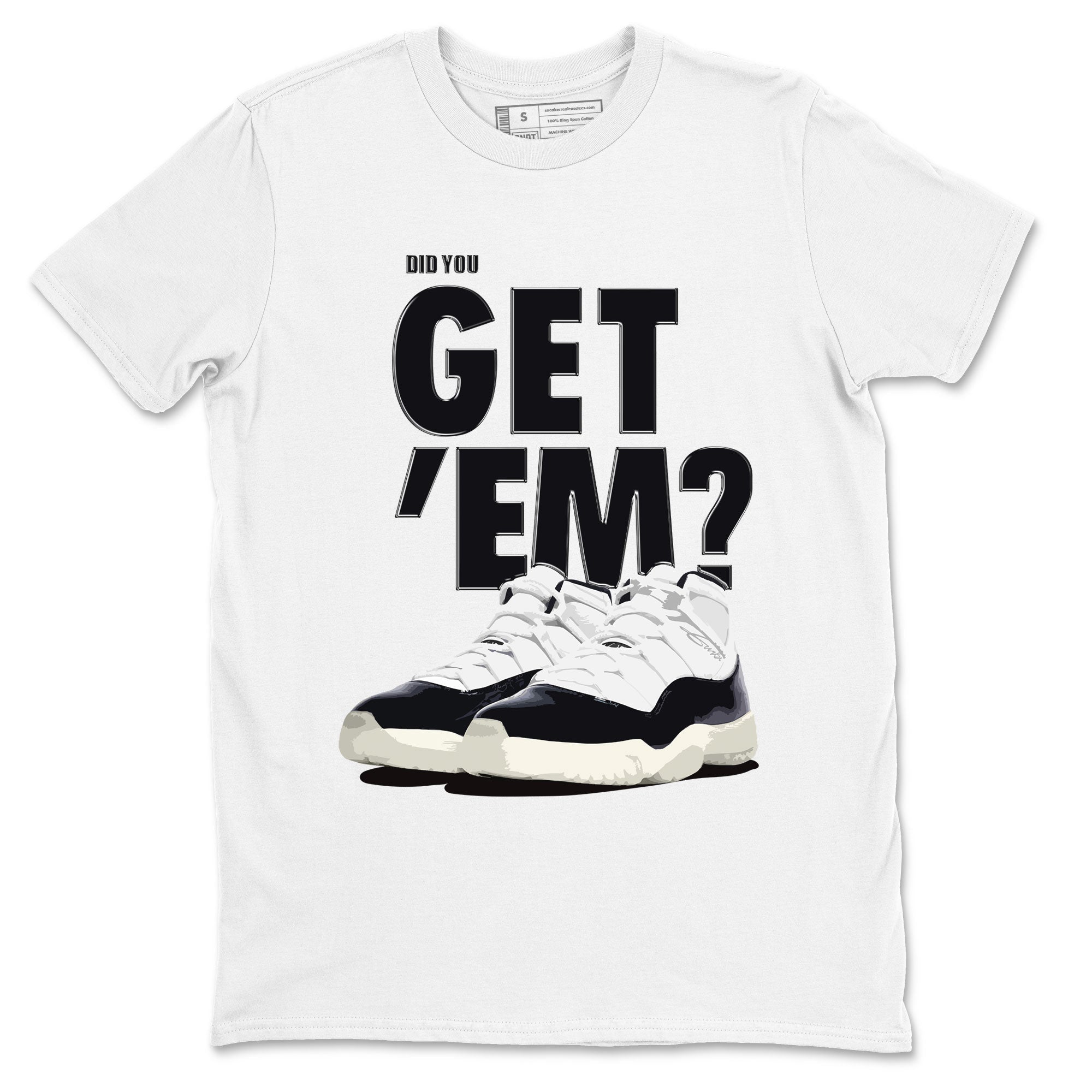 Jordan 11 Retro Gratitude shirt to match jordans Did You Get 'Em sneaker tees AJ11 Gratitude Drip Gear Zone Unisex Sneaker Matching Clothes White 2 T-Shirt