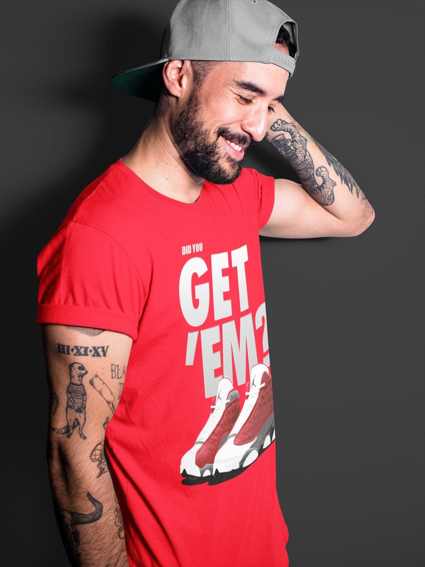 Jordan 13 Red Flint Shirt To Match Jordans Did You Get Em Drip Gear Zone Sneaker Tees Jordan 13 Red Flint Drip Gear Zone Drip Gear Zone Sneaker Matching Clothing Unisex Shirts