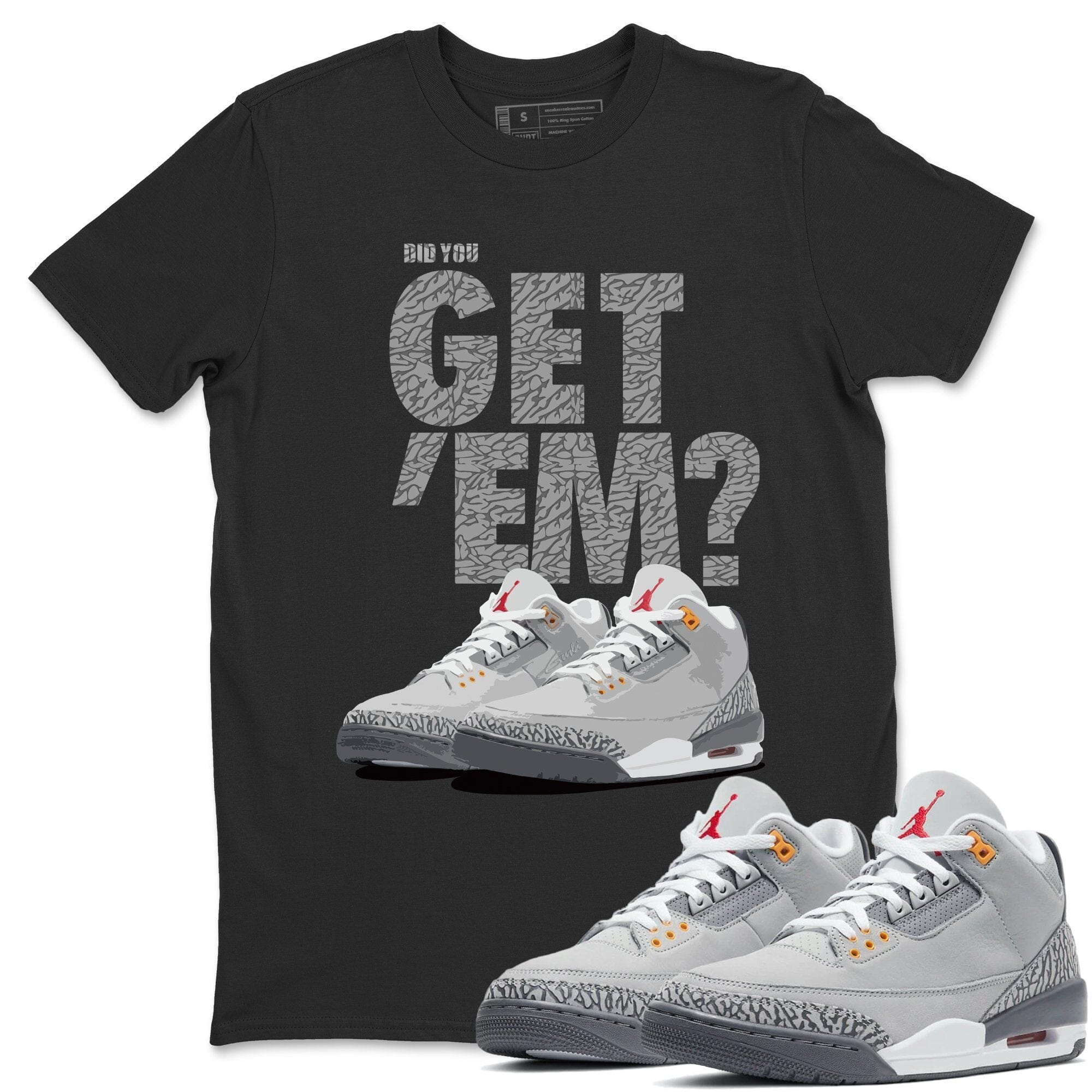Jordan 3 Cool Grey Shirt To Match Jordans Did You Get Em Drip Gear Zone Sneaker Tees Jordan 3 Cool Grey Drip Gear Zone Drip Gear Zone Sneaker Matching Clothing Unisex Shirts