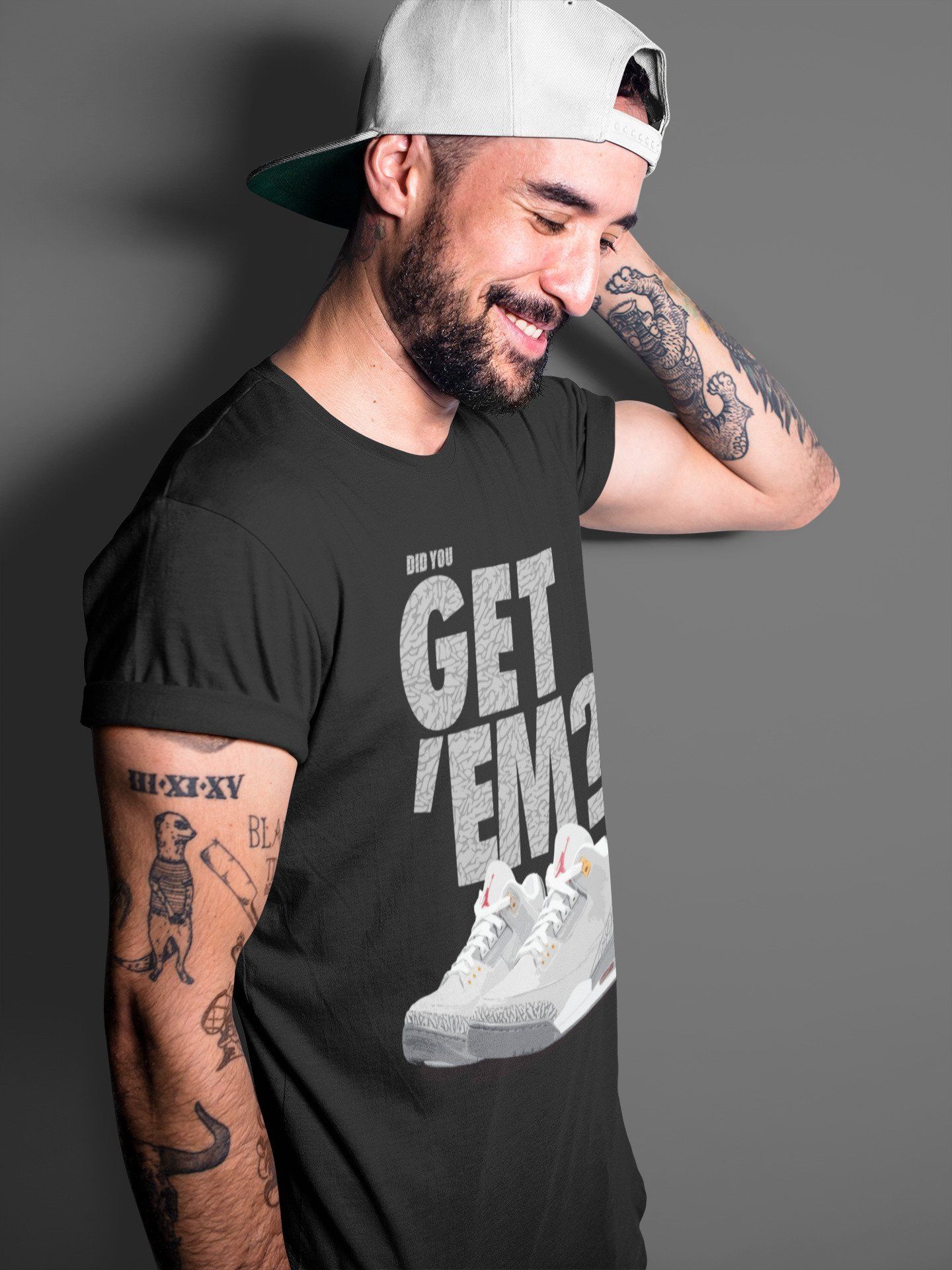 Jordan 3 Cool Grey Shirt To Match Jordans Did You Get Em Drip Gear Zone Sneaker Tees Jordan 3 Cool Grey Drip Gear Zone Drip Gear Zone Sneaker Matching Clothing Unisex Shirts