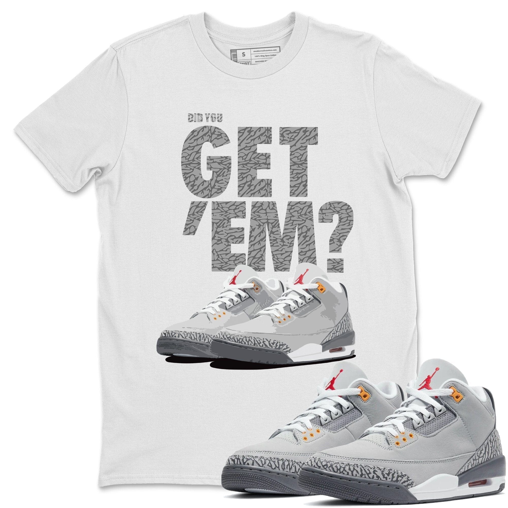 Jordan 3 Cool Grey Shirt To Match Jordans Did You Get Em Drip Gear Zone Sneaker Tees Jordan 3 Cool Grey Drip Gear Zone Drip Gear Zone Sneaker Matching Clothing Unisex Shirts