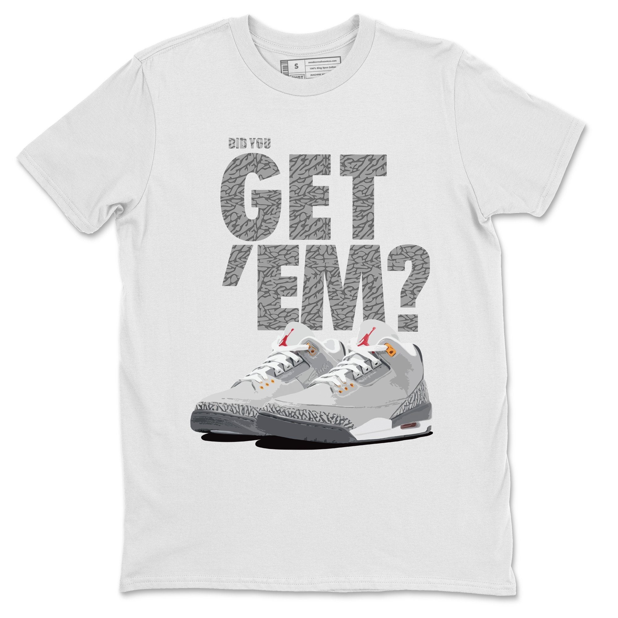 Jordan 3 Cool Grey Shirt To Match Jordans Did You Get Em Drip Gear Zone Sneaker Tees Jordan 3 Cool Grey Drip Gear Zone Drip Gear Zone Sneaker Matching Clothing Unisex Shirts