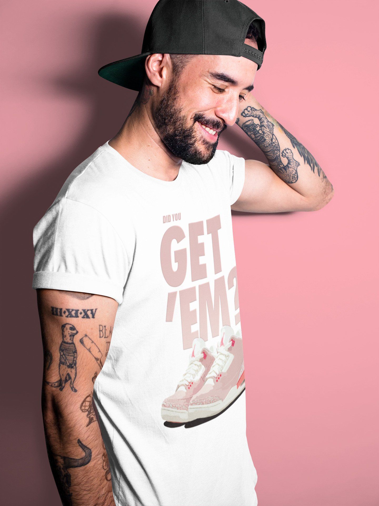 Jordan 3 Rust Pink Shirt To Match Jordans Did You Get Em Drip Gear Zone Sneaker Tees Jordan 3 Rust Pink Drip Gear Zone Drip Gear Zone Sneaker Matching Clothing Unisex Shirts