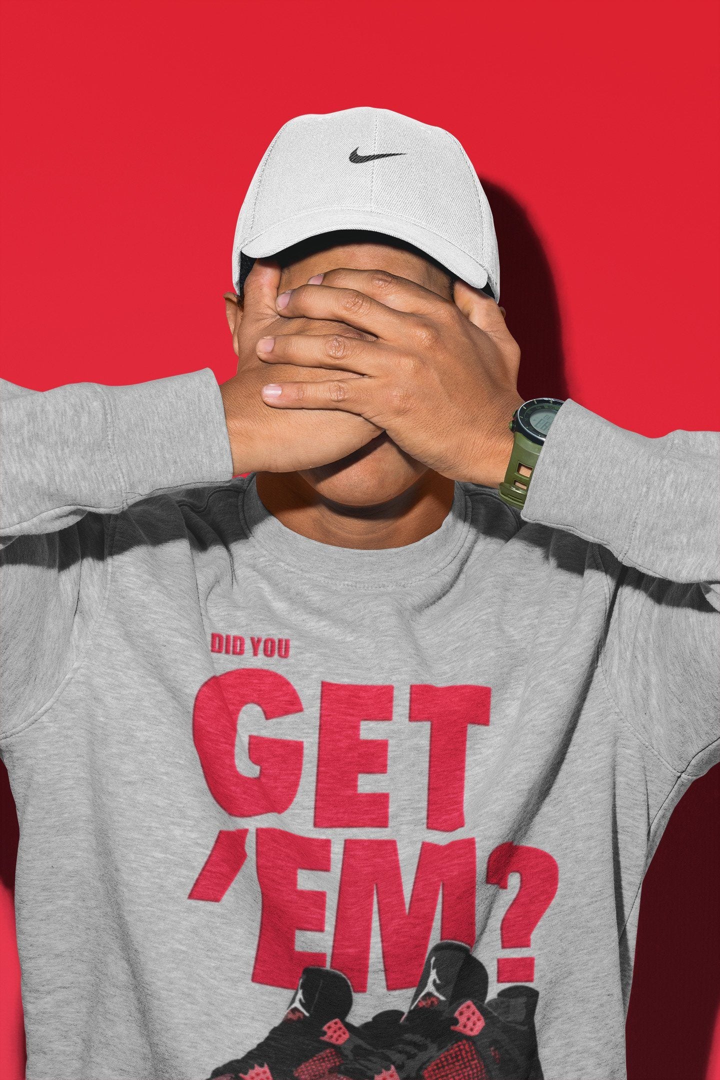 Jordan 4 Red Thunder Shirt To Match Jordans Did You Get Em Drip Gear Zone Sneaker Tees Jordan 4 Red Thunder Drip Gear Zone Drip Gear Zone Sneaker Matching Clothing Unisex Shirts