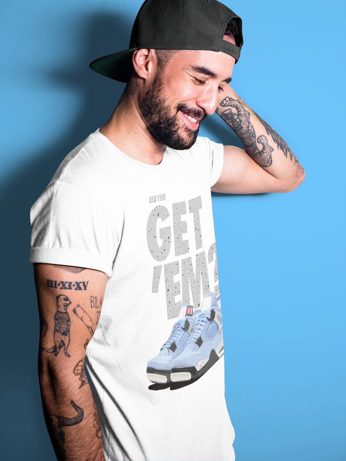 Jordan 4 University Blue Shirt To Match Jordans Did You Get Em Drip Gear Zone Sneaker Tees Jordan 4 University Blue Drip Gear Zone Drip Gear Zone Sneaker Matching Clothing Unisex Shirts
