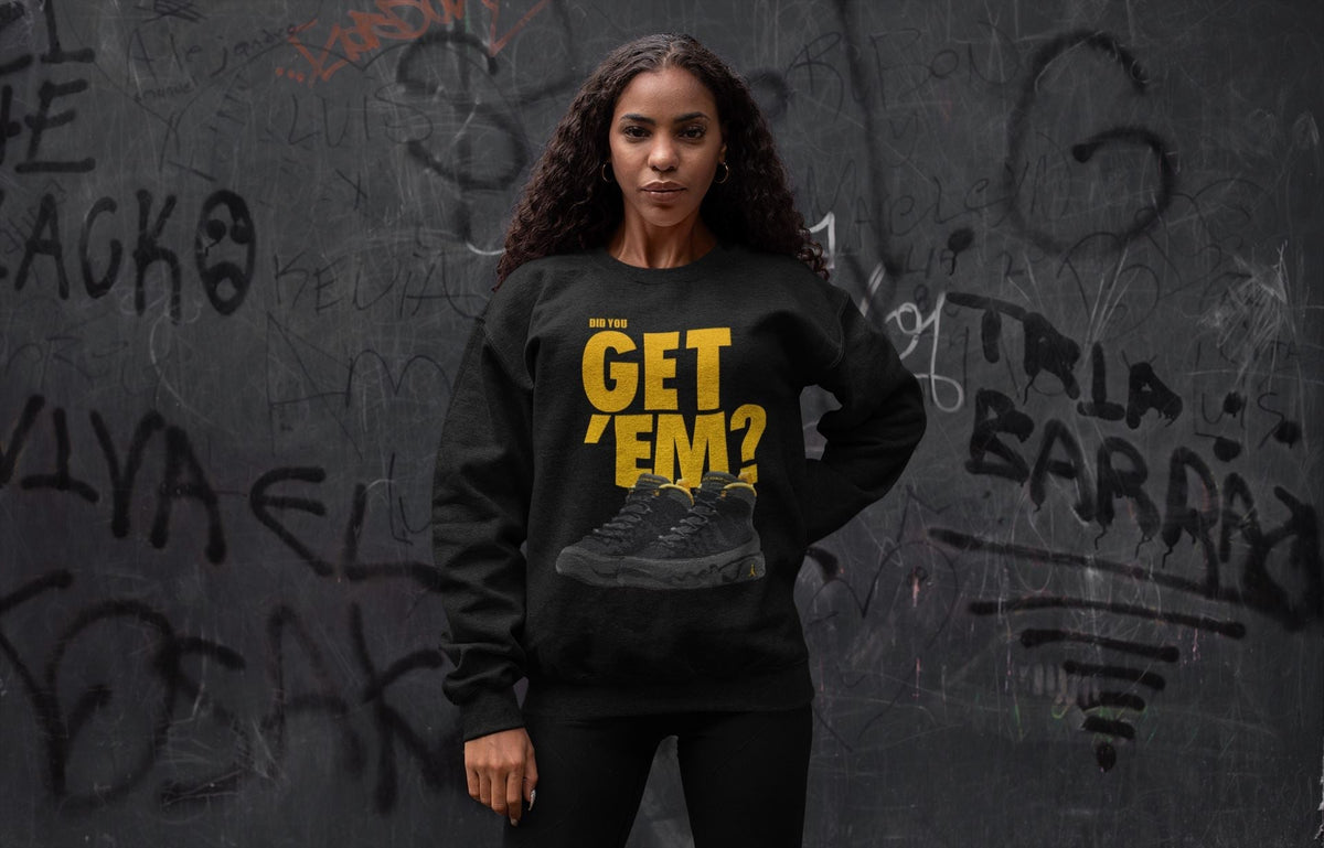 Jordan 9 University Gold Shirt To Match Jordans Did You Get Em Drip Gear Zone Sneaker Tees Jordan 9 University Gold Drip Gear Zone Drip Gear Zone Sneaker Matching Clothing Unisex Shirts