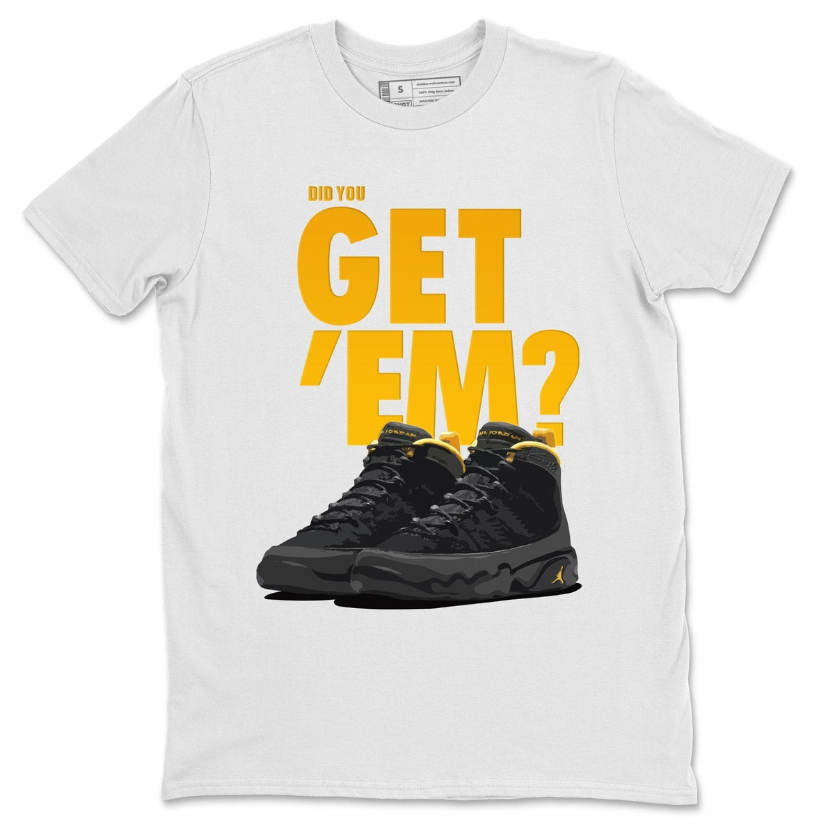 Jordan 9 University Gold Shirt To Match Jordans Did You Get Em Drip Gear Zone Sneaker Tees Jordan 9 University Gold Drip Gear Zone Drip Gear Zone Sneaker Matching Clothing Unisex Shirts
