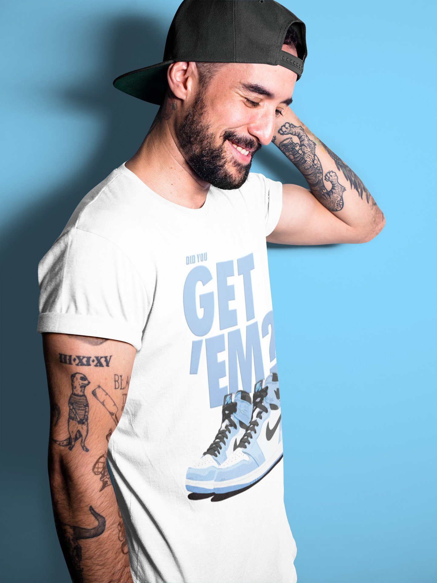 Jordan 1 University Blue Shirt To Match Jordans Did You Get Em Drip Gear Zone Sneaker Tees Jordan 1 University Blue Drip Gear Zone Drip Gear Zone Sneaker Matching Clothing Unisex Shirts