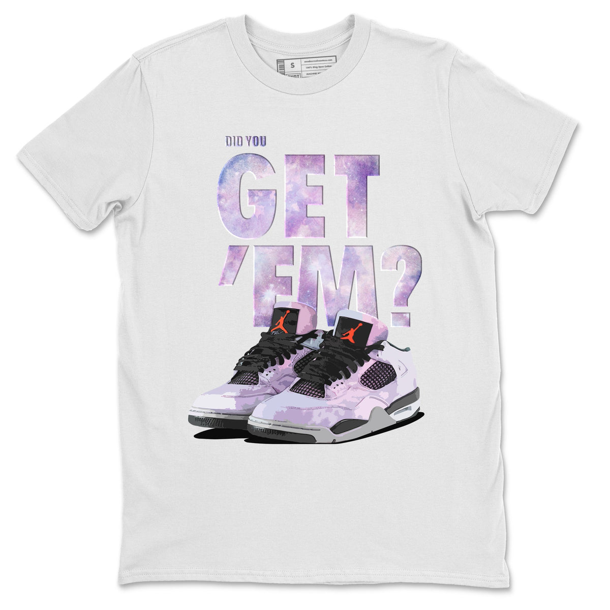 Jordan 4 Zen Master Sneaker Matching T-Shirt Did You Get Em SNRT Sneaker Tees Jordan 4 Zen Master Drip Gear Zone Crew Neck Tees