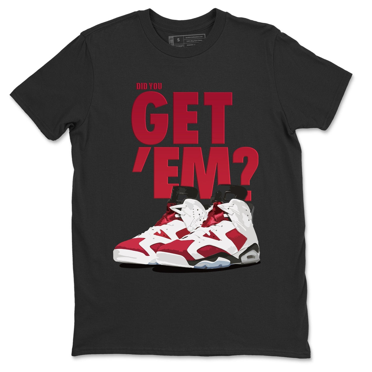 Jordan 6 Carmine Shirt To Match Jordans Did You Get Em Drip Gear Zone Sneaker Tees Jordan 6 Carmine Drip Gear Zone Drip Gear Zone Sneaker Matching Clothing Unisex Shirts