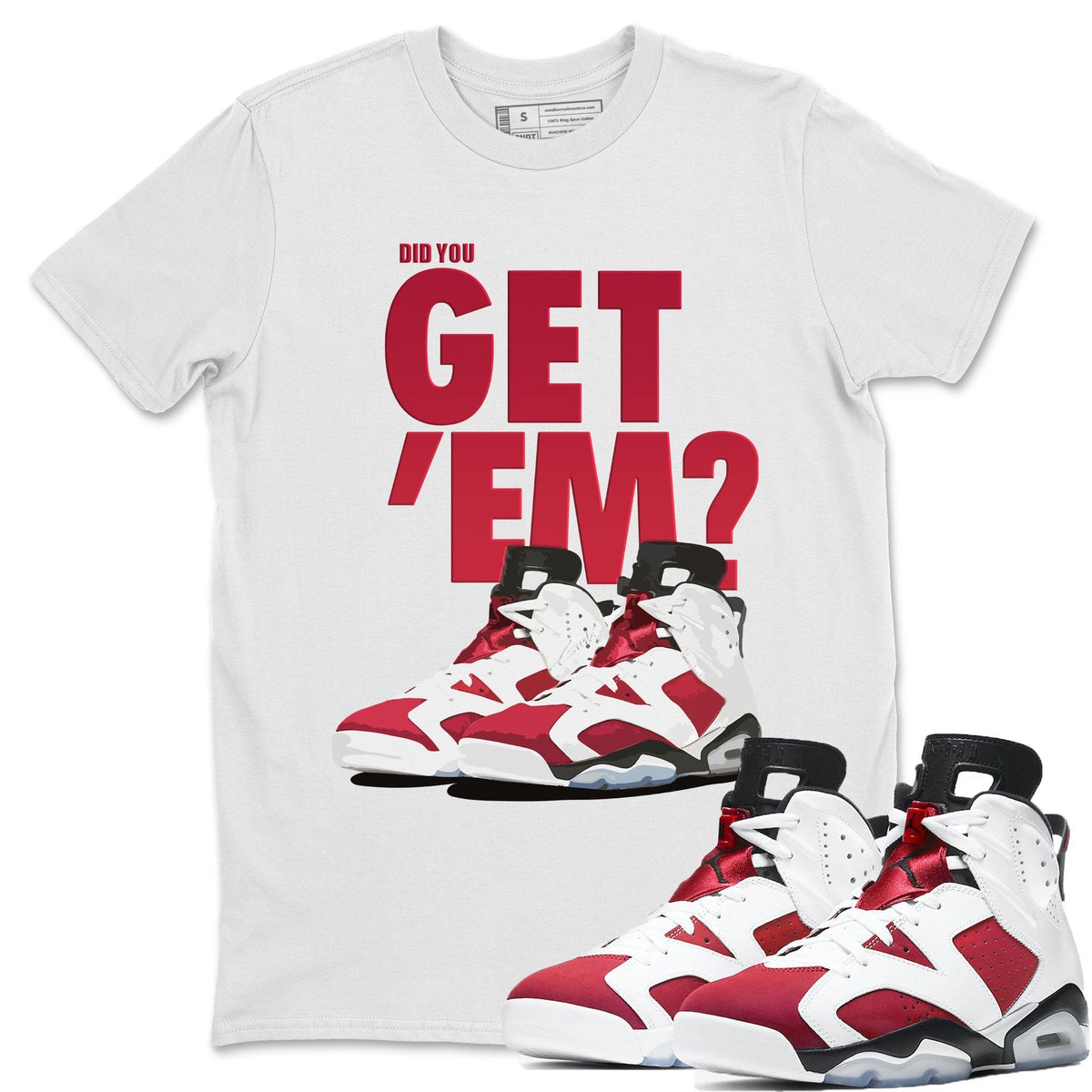 Jordan 6 Carmine Shirt To Match Jordans Did You Get Em Drip Gear Zone Sneaker Tees Jordan 6 Carmine Drip Gear Zone Drip Gear Zone Sneaker Matching Clothing Unisex Shirts