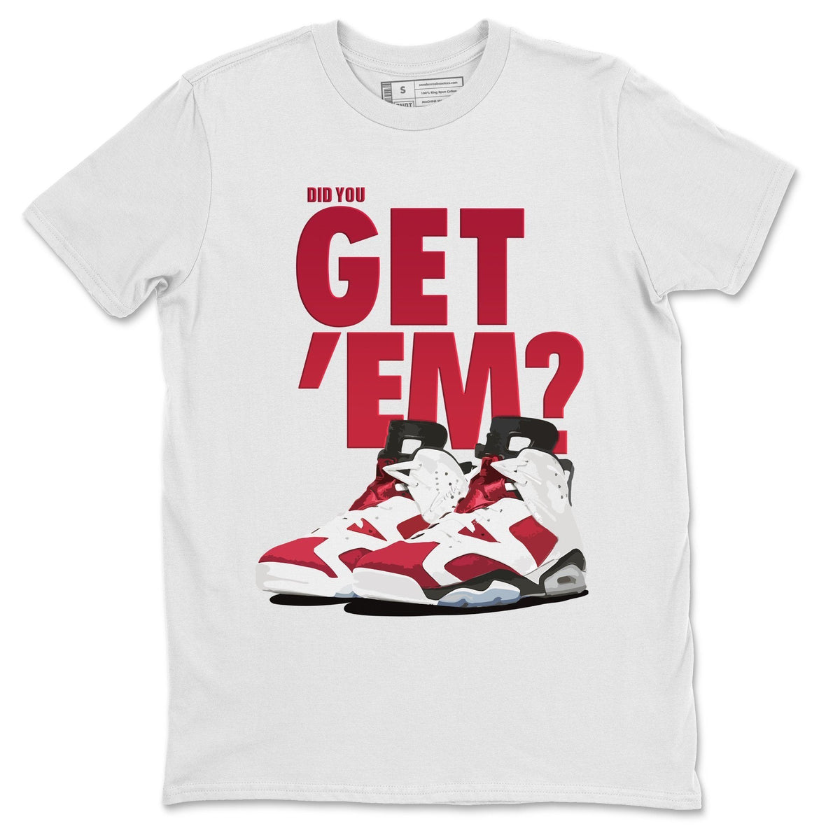 Jordan 6 Carmine Shirt To Match Jordans Did You Get Em Drip Gear Zone Sneaker Tees Jordan 6 Carmine Drip Gear Zone Drip Gear Zone Sneaker Matching Clothing Unisex Shirts