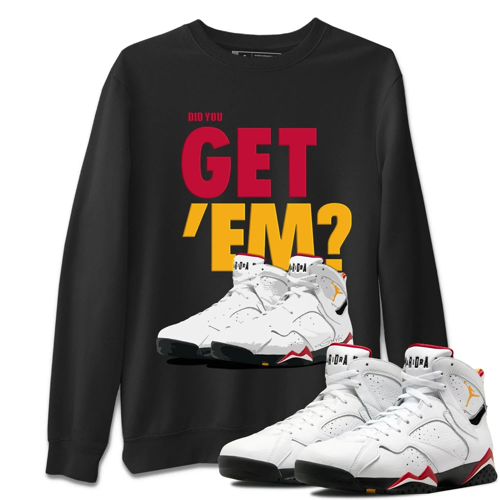 Jordan 7 Cardinal Shirt To Match Jordans Did You Get 'Em Drip Gear Zone Sneaker Tees Jordan 7 Cardinal Drip Gear Zone Drip Gear Zone Sneaker Matching Clothing Unisex Shirts