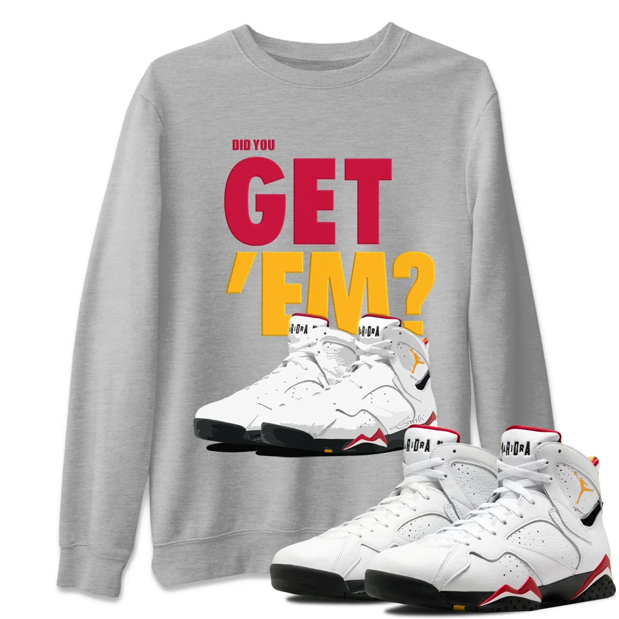 Jordan 7 Cardinal Shirt To Match Jordans Did You Get 'Em Drip Gear Zone Sneaker Tees Jordan 7 Cardinal Drip Gear Zone Drip Gear Zone Sneaker Matching Clothing Unisex Shirts