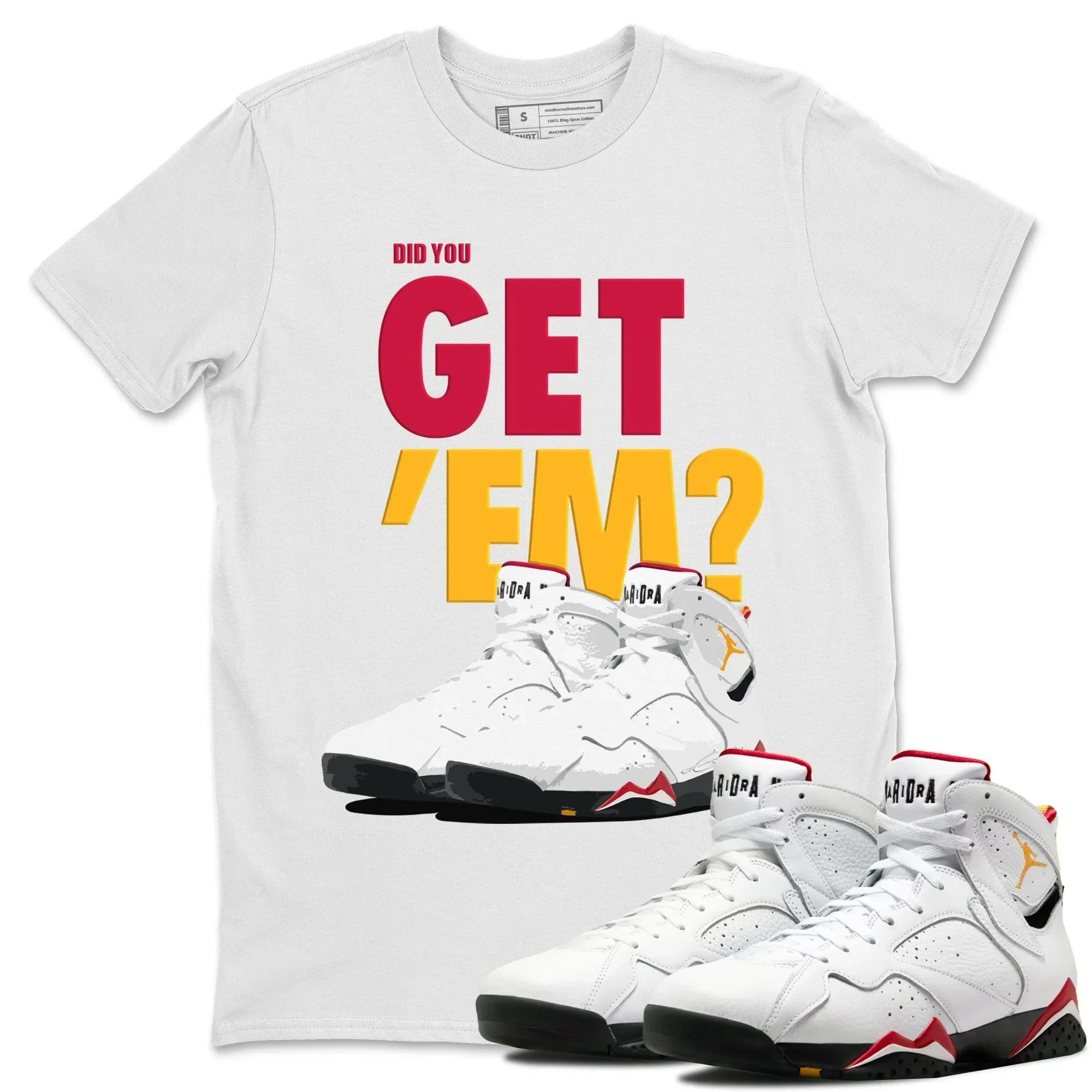 Jordan 7 Cardinal Shirt To Match Jordans Did You Get 'Em Drip Gear Zone Sneaker Tees Jordan 7 Cardinal Drip Gear Zone Drip Gear Zone Sneaker Matching Clothing Unisex Shirts