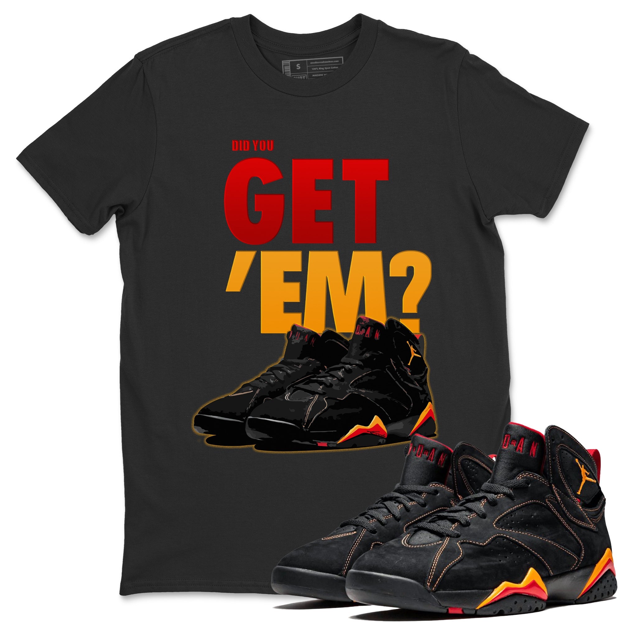 Jordan 7 Citrus Shirt To Match Jordans Did You Get 'Em Drip Gear Zone Sneaker Tees Jordan 7 Citrus Drip Gear Zone Drip Gear Zone Sneaker Matching Clothing Unisex Shirts