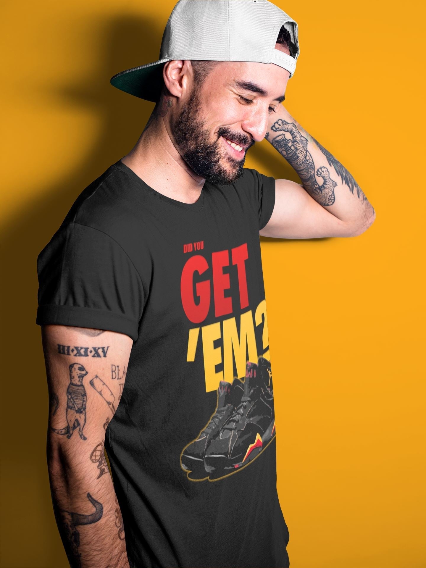 Jordan 7 Citrus Shirt To Match Jordans Did You Get 'Em Drip Gear Zone Sneaker Tees Jordan 7 Citrus Drip Gear Zone Drip Gear Zone Sneaker Matching Clothing Unisex Shirts