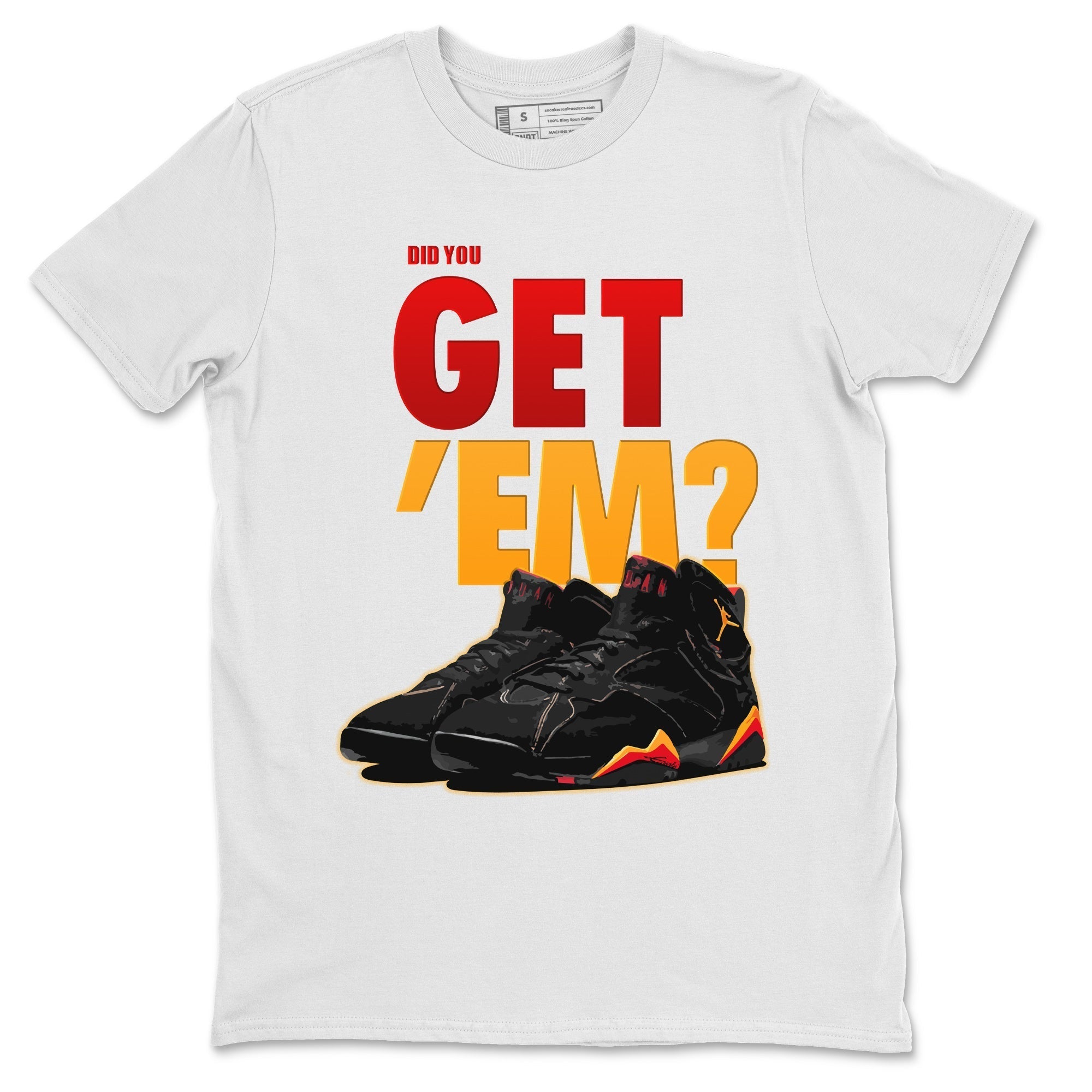 Jordan 7 Citrus Shirt To Match Jordans Did You Get 'Em Drip Gear Zone Sneaker Tees Jordan 7 Citrus Drip Gear Zone Drip Gear Zone Sneaker Matching Clothing Unisex Shirts