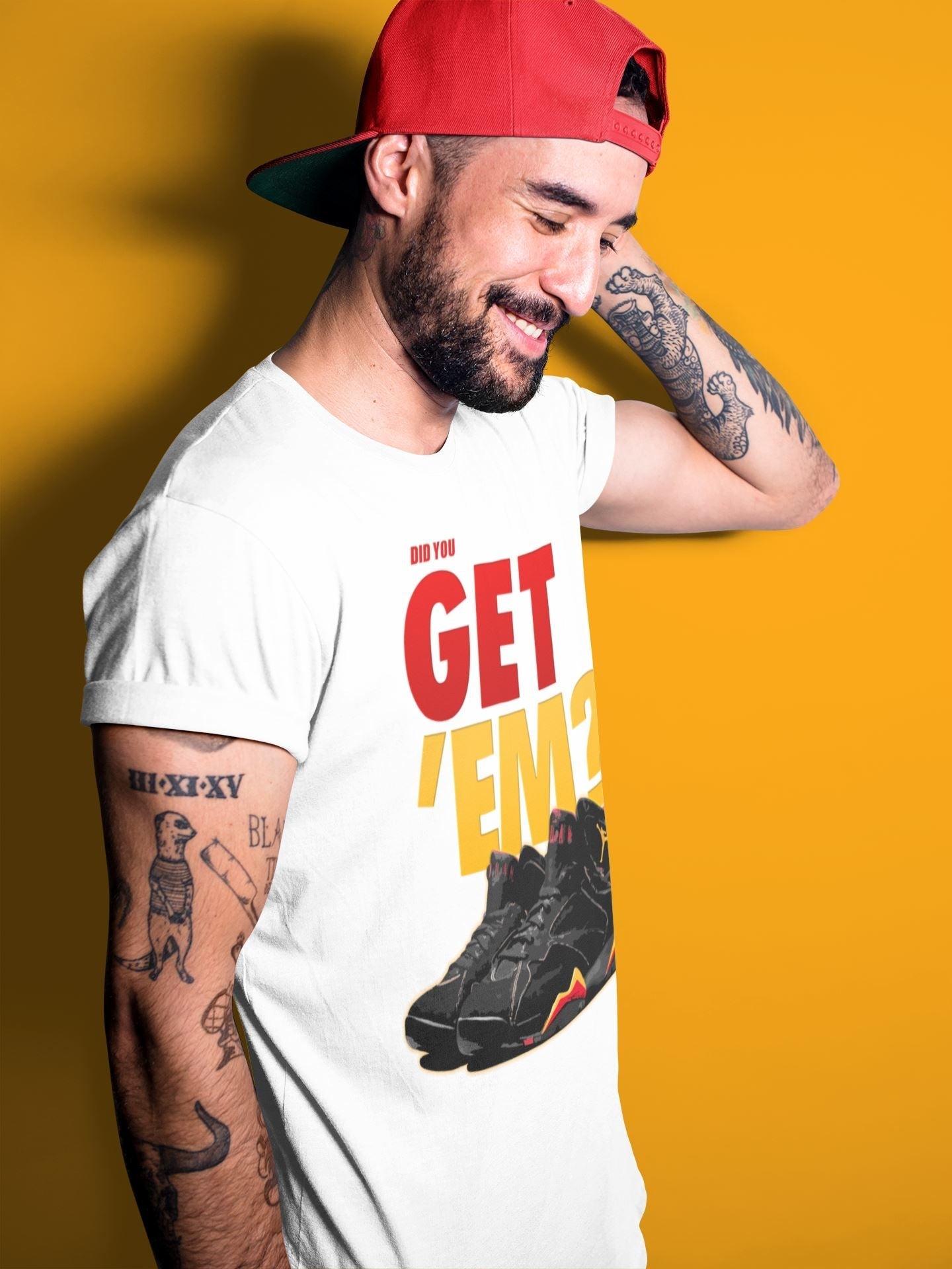 Jordan 7 Citrus Shirt To Match Jordans Did You Get 'Em Drip Gear Zone Sneaker Tees Jordan 7 Citrus Drip Gear Zone Drip Gear Zone Sneaker Matching Clothing Unisex Shirts