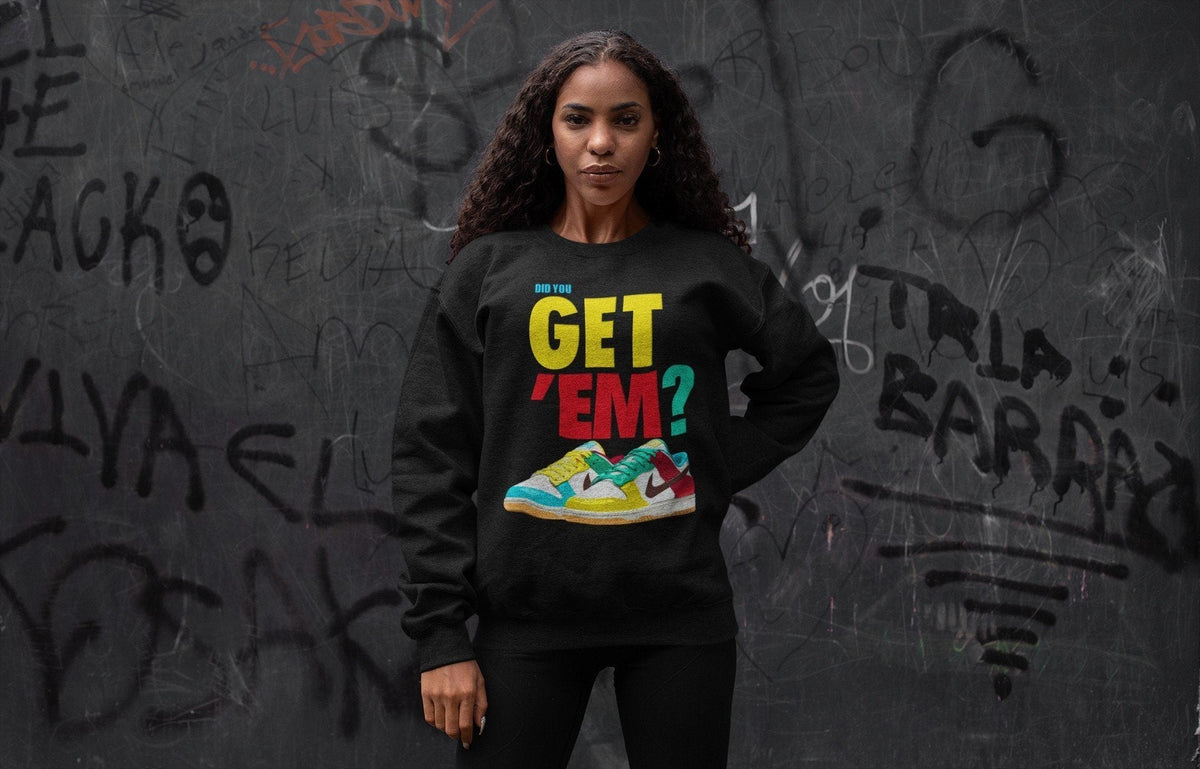 Dunk Free 99 White Sneaker Match Tees Did You Get Em Drip Gear Zone Dunk Free 99 White Drip Gear Zone Crew Neck Shirts