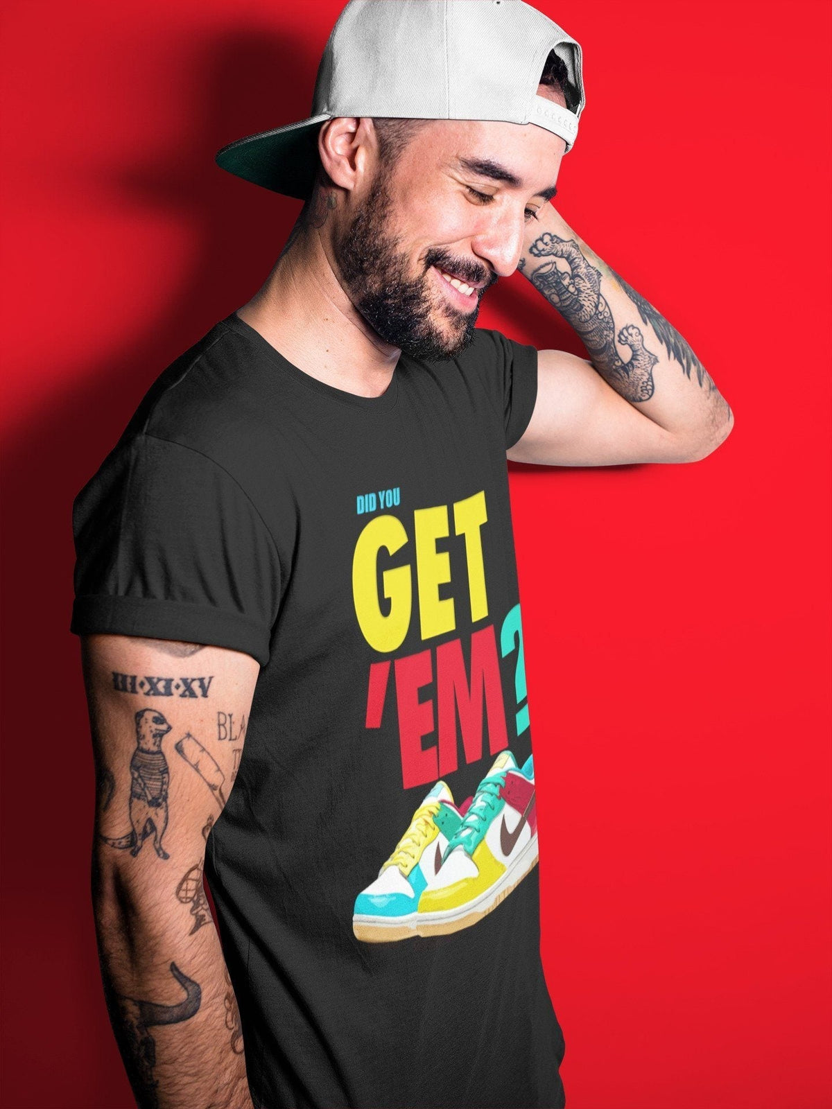 Dunk Free 99 White Sneaker Match Tees Did You Get Em Drip Gear Zone Dunk Free 99 White Drip Gear Zone Crew Neck Shirts